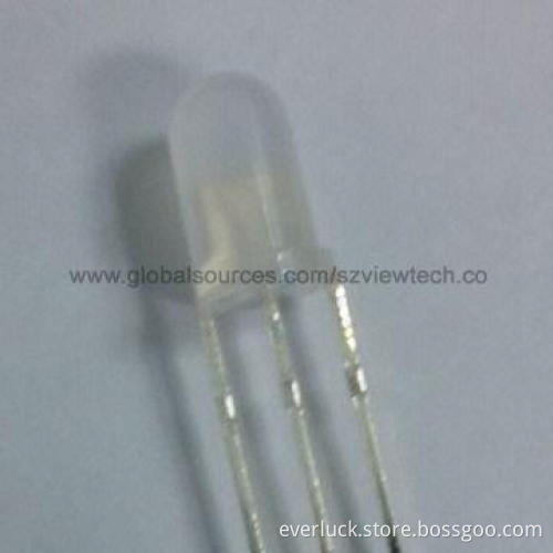 Green 560-568nm Red 630-640nm SSL-LX5097IGW Red/Green LED Lamp, 5mm Round Type, White Diffused Lens